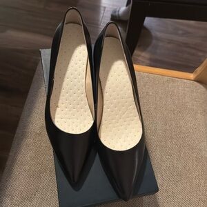 Cole Haan Black Kitten Heel